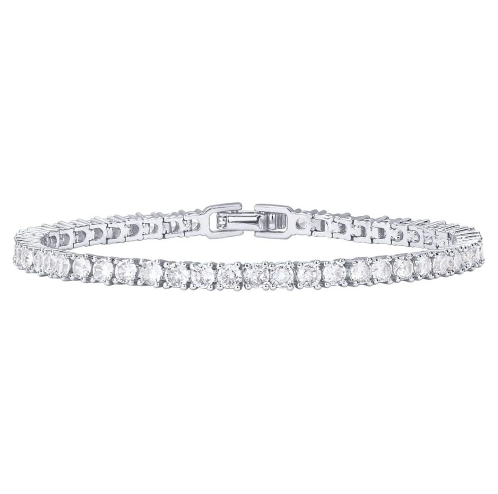PAVOI Cubic Zirconia Tennis Bracelet